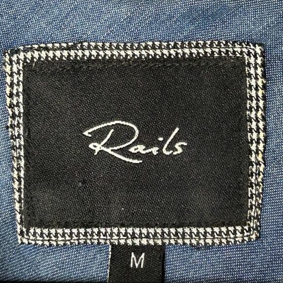 Rails Dress Sz M Denim Chambray Sawyer Shirt Dress Light Wash 100% Lyocell - Picture 5 of 9